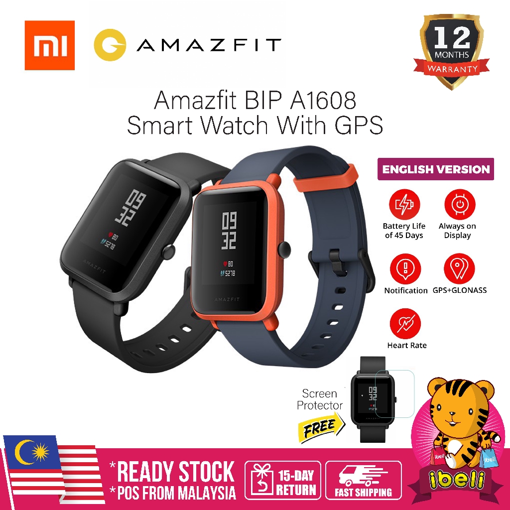 Xiaomi Amazfit BIP A1608 Smart Watch With GPS Waterprooft