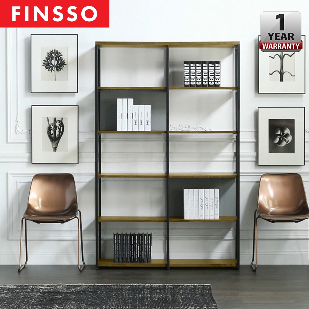 FINSSO : ROMERO Multi Layer Modern Industrial Style Wall Storage Iron Shelf Divider