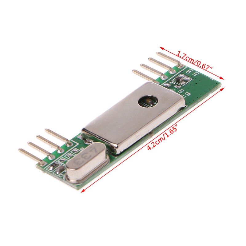 5PCS RXB6 433Mhz Superheterodyne Wireless Receiver Modul für Arduino//ARM//AVR