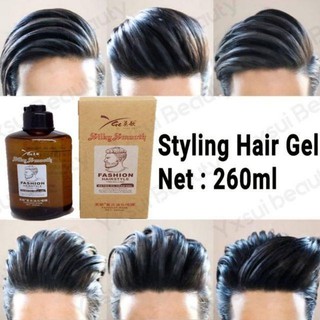 Gel Rambut lelaki Men's Hair Wax styling gel hair spray Slicked Back head  Styling hair Gel comb stylist gel pomade mud | Shopee Malaysia