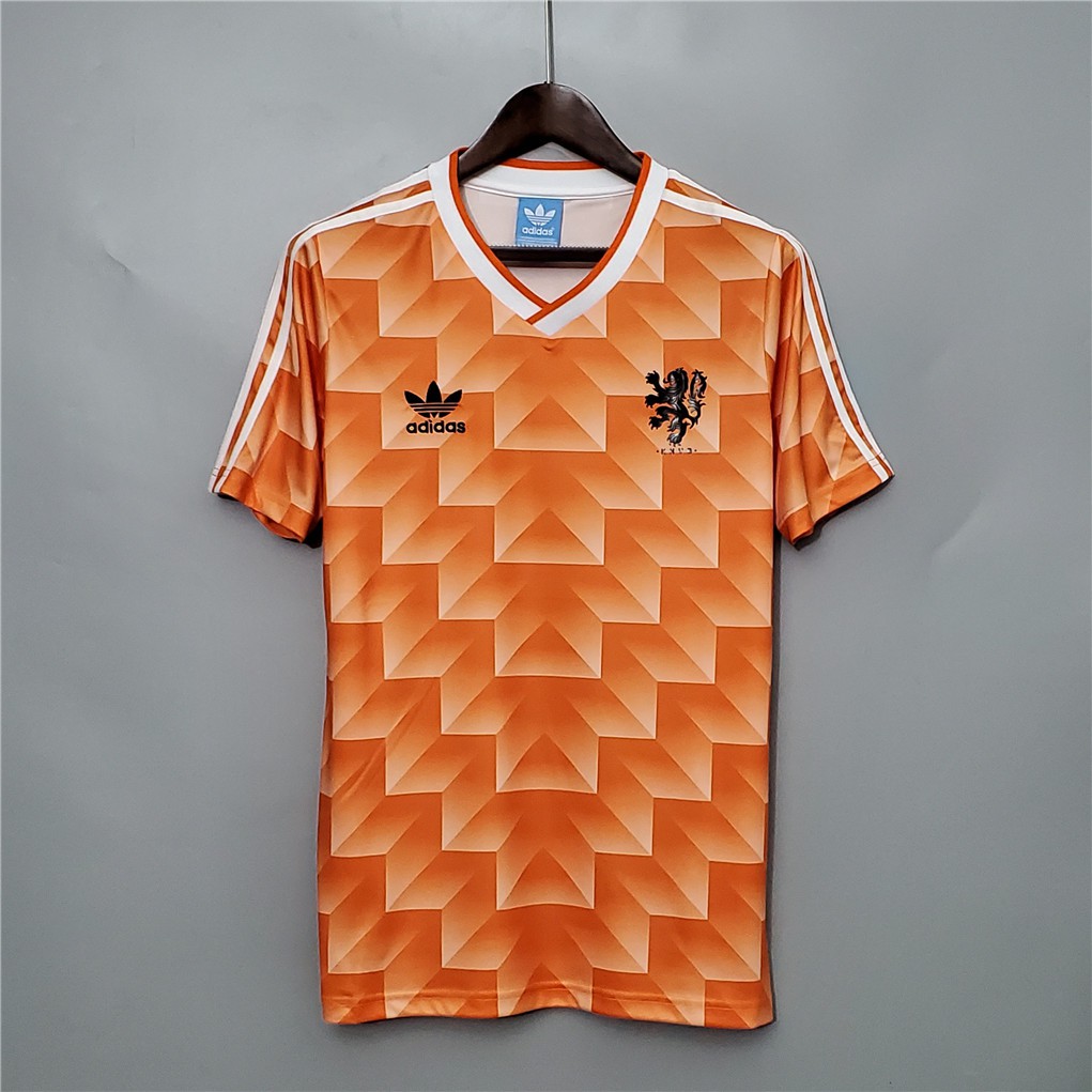 1988 Netherlands Home Retro Soccer Jersey Holland Football Shopee