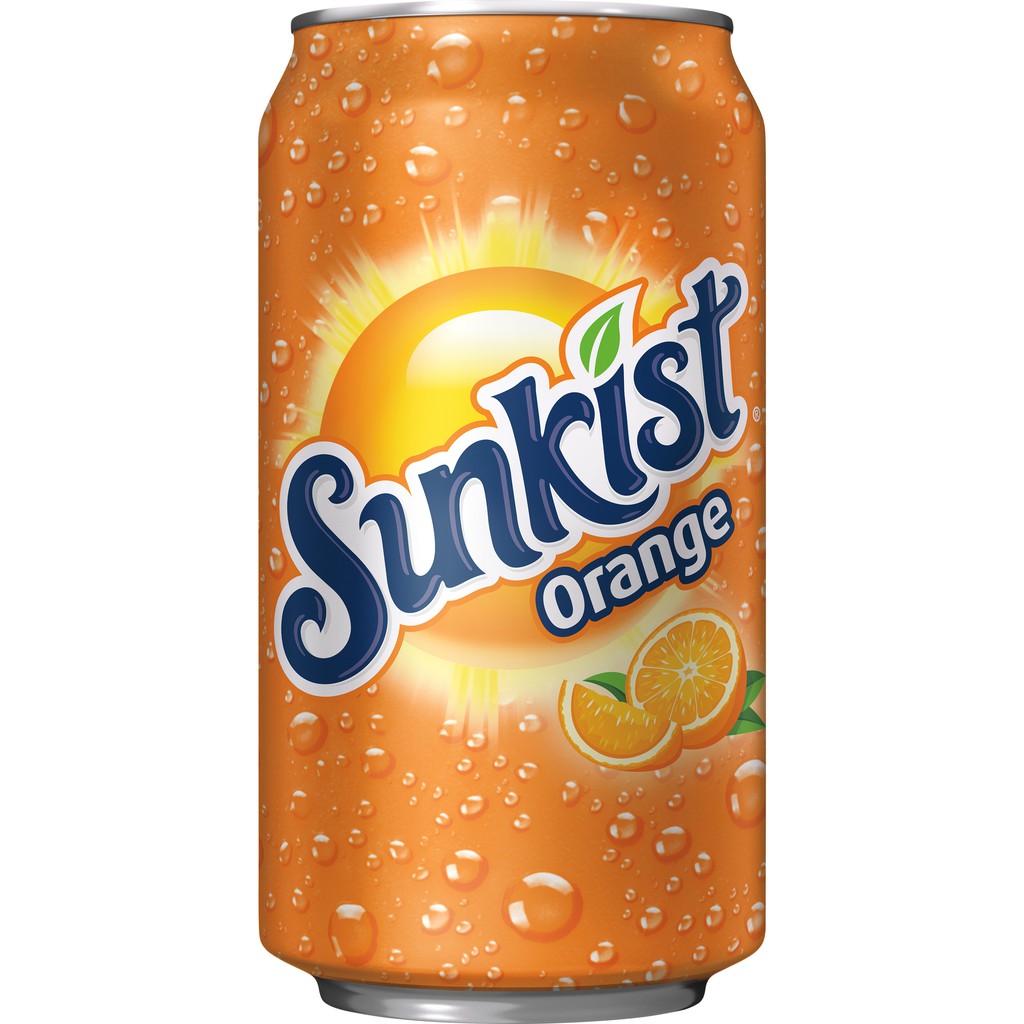 Sunkist Orange Soda Can 375ml Shopee Malaysia