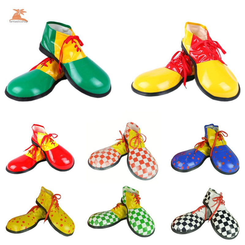 Adult Size Unisex Performance Shoes Suitable for Clowns Halloween,Birthday,Holiday Party . 