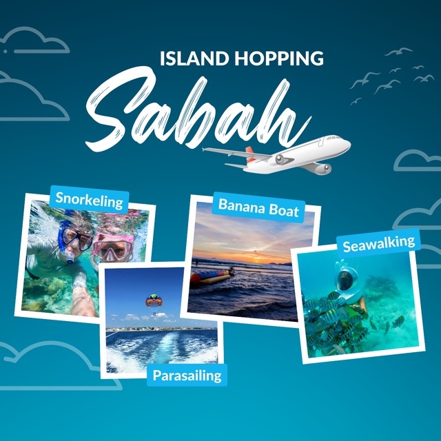 Island Hopping Snorkeling KK Sabah - Sapi, Mamutik, Manukan