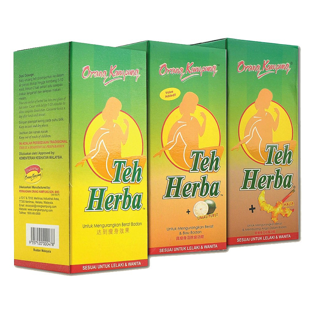 ORANG KAMPUNG TEH HERBA 25s Sachets ASLI HALIA LIMAU ORANG KAMPUNG TEH HERBA 25s Sachets ASLI HALIA LIMAU