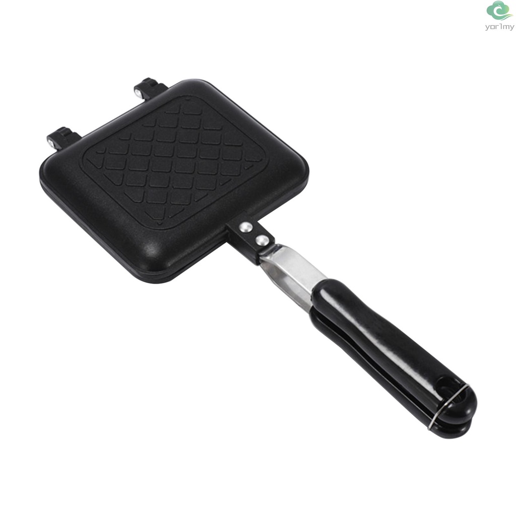 Toasted Sandwich Maker Non-stick Grilled Sandwich Panini Maker With Insulated Handle Hot Sandwich Maker Grilled Cheese Machin