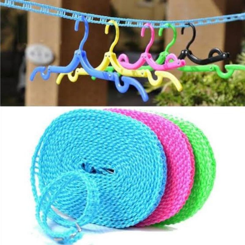 5 Meter Clothesline Rope Long Clothes Hanger Rope Clothesline Shopee