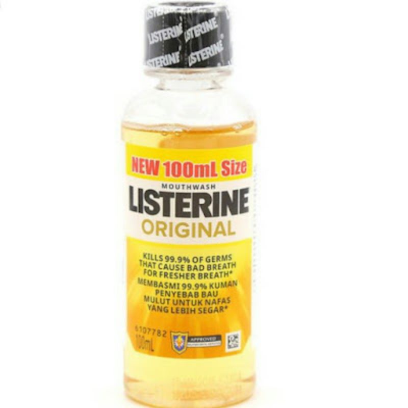 Listerine Original Mouthwash 100ml | Shopee Malaysia