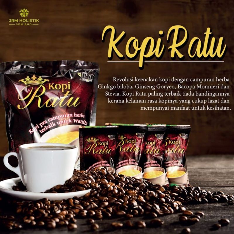 Kopi Ratu Jamu Ratu Malaya Original 💯 Kurier Jnt Shopee Malaysia