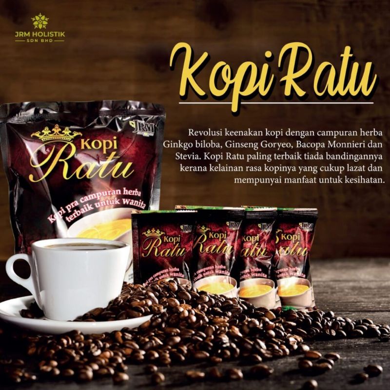 Kopi Ratu Jamu Ratu Malaya Original 💯 Kurier Jnt Shopee Malaysia 3079