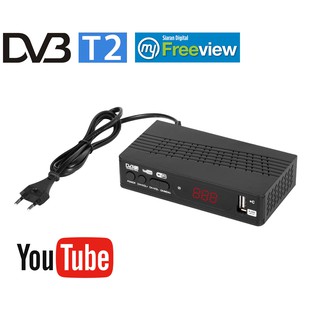 M2 Dvb T2 Terrestrial Receiver Hd Digital Tv Tuner Dvb T2 H 264 Set Top Box Shopee Malaysia