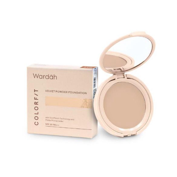 Wardah Colorfit Velvet Powder Foundation SPF 20 PA+++ 11g - 52N Almond