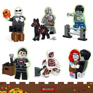 Lego Compatible Minifigures Decool 601 606 Zombie World 6pcs Set Figures Shopee Malaysia - roblox zombie attack dark ghost