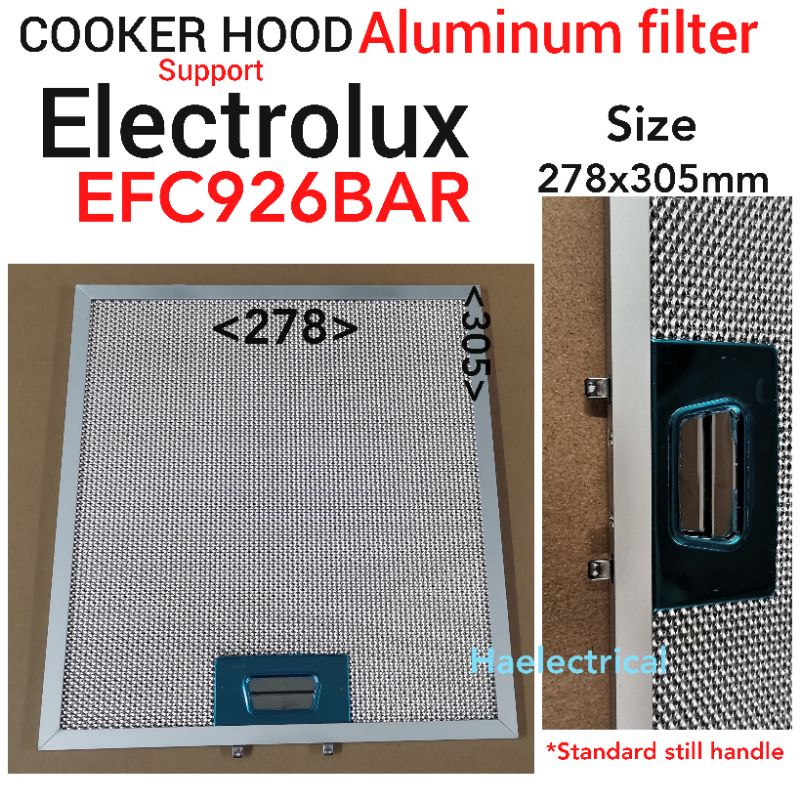 cooker hood aluminum filter for electrolux EFC926BAR