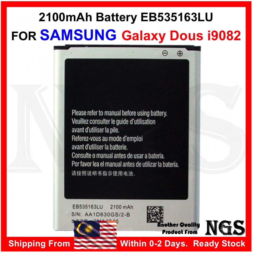 Original 2100mah Battery Eb535163lu For Samsung Grand Duos I9082 Shopee Malaysia 2294