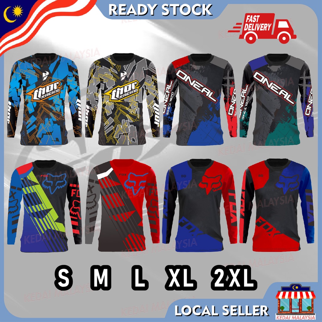 Lengan Panjang Jersi/ Men Cycling Jersey/ Long Sleeve Motorcross Jersey/ Sport Wear