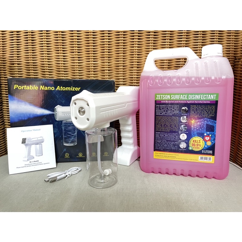 Spray Gun Sanitizer + Sanitizer 5 liter Shopee Malaysia