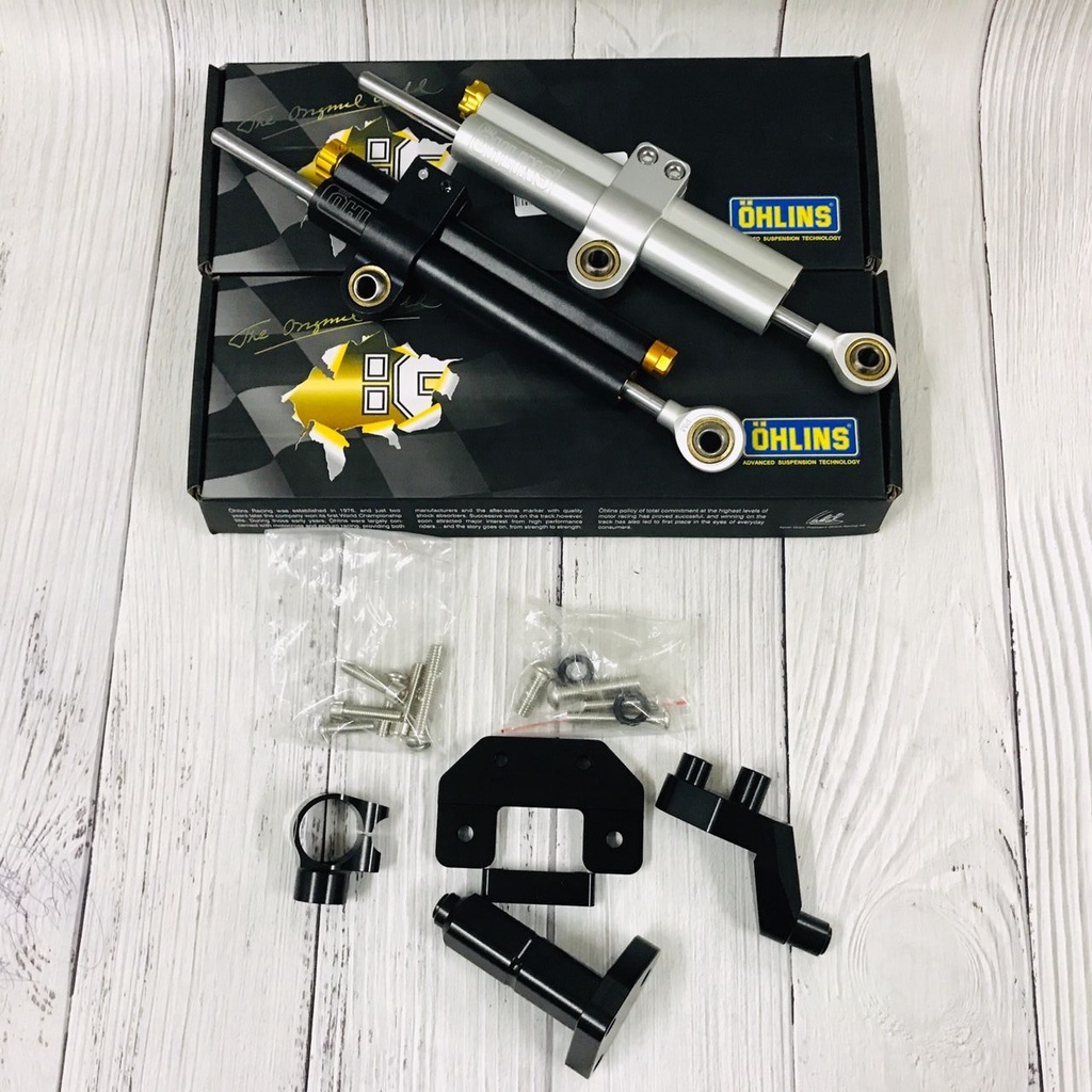 YAMAHA R25 V1 OHLINS STEERING DAMPER RACING SIAP DAMPER BRACKET PREMIUM