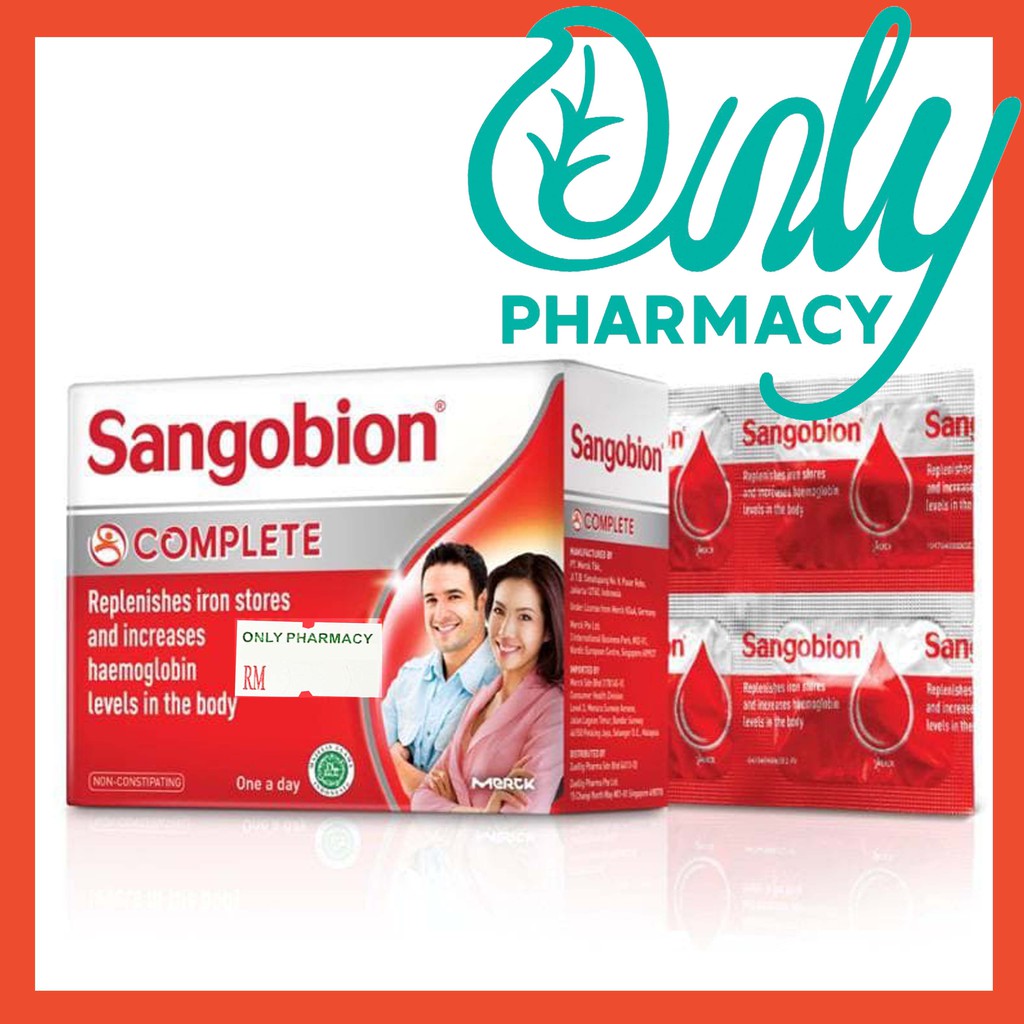 Buy Sangobion Merks 1 Strips 4s Ubat Tambah Darah Seetracker Malaysia