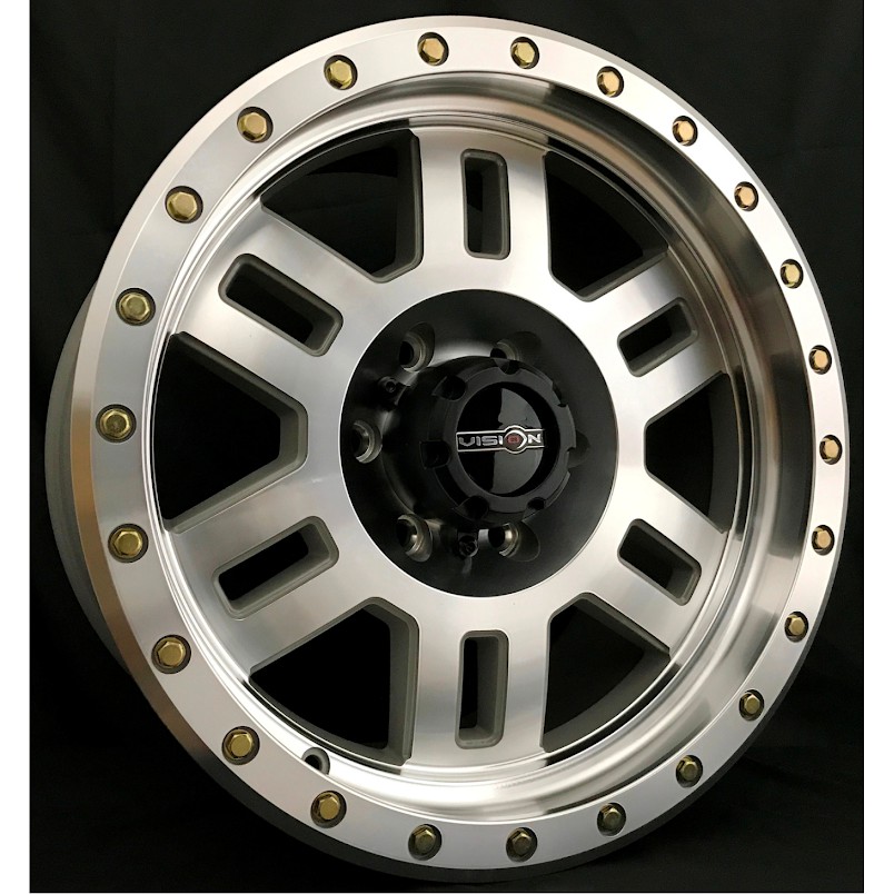 Vision 4x4 Off Road 18 Inch 9jj 6x139 7 Et18 Car Sport Rims Cheap Wheels As Cast Machined Face 6184 398 7