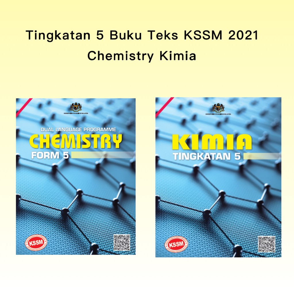 Buy 【Buku Teks】Tingkatan 5 Kimia / Chemistry KSSM 2021  Form 5