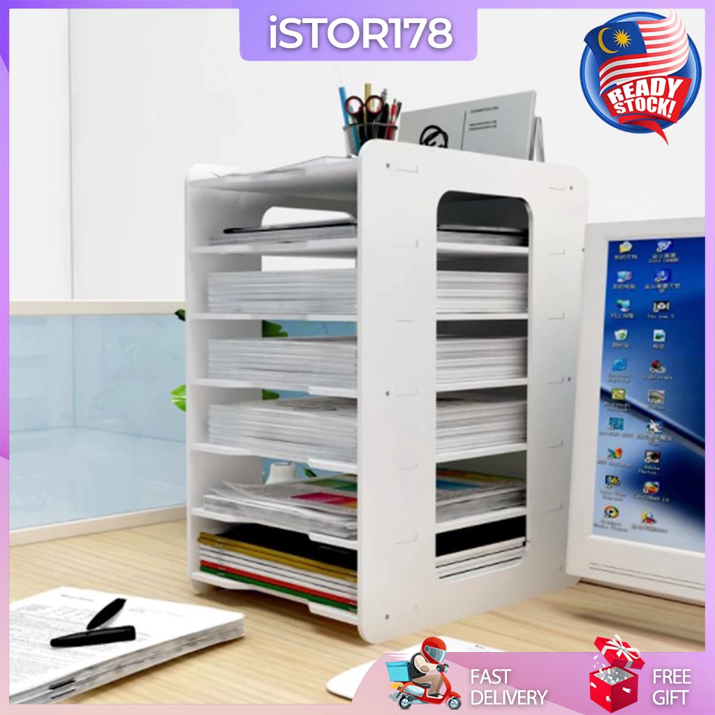 A4 PAPER TRAY/ 5/7 TIERS DOCUMENT RACK/ DESKTOP PAPER ORGANIZER/ OFFICE