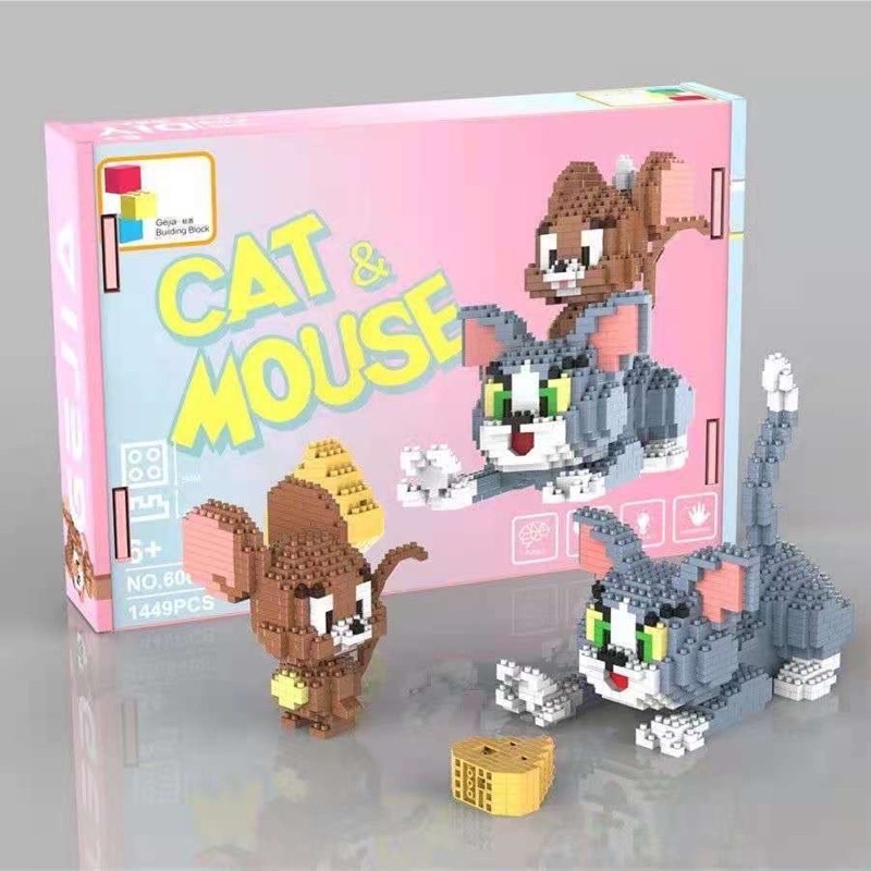 Tom Jerry Block Setbuiling Blocks Shopee Malaysia