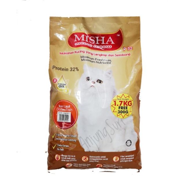 Makanan Kucing Ikan Laut Misha Kering Shopee Malaysia