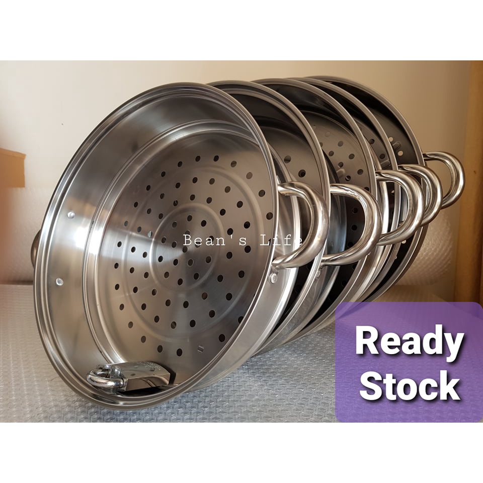 Stainless Steel Steamer Rack with Extra Thickness, Stackable Tray (32