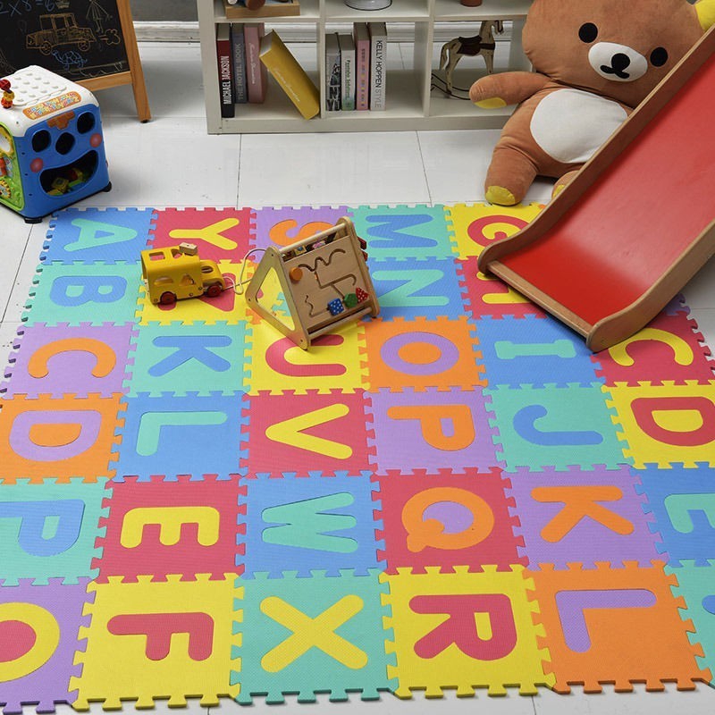 Jigsaw Abc Foam Vat00 Floor Mat Alphabet Numbers Eva Floor Play Mat Baby Room