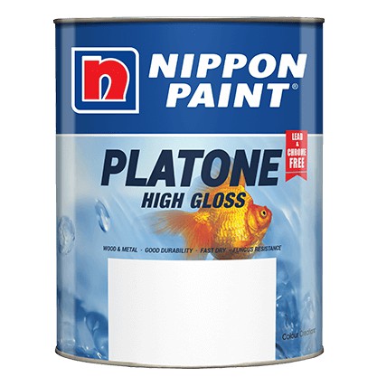 1 Liter NIPPON Platone  High Gloss Wood Metal Paint Cat  