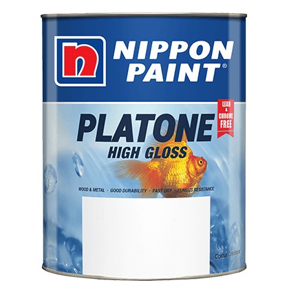 1 Liter NIPPON  Platone  High Gloss Wood Metal Paint  Cat  