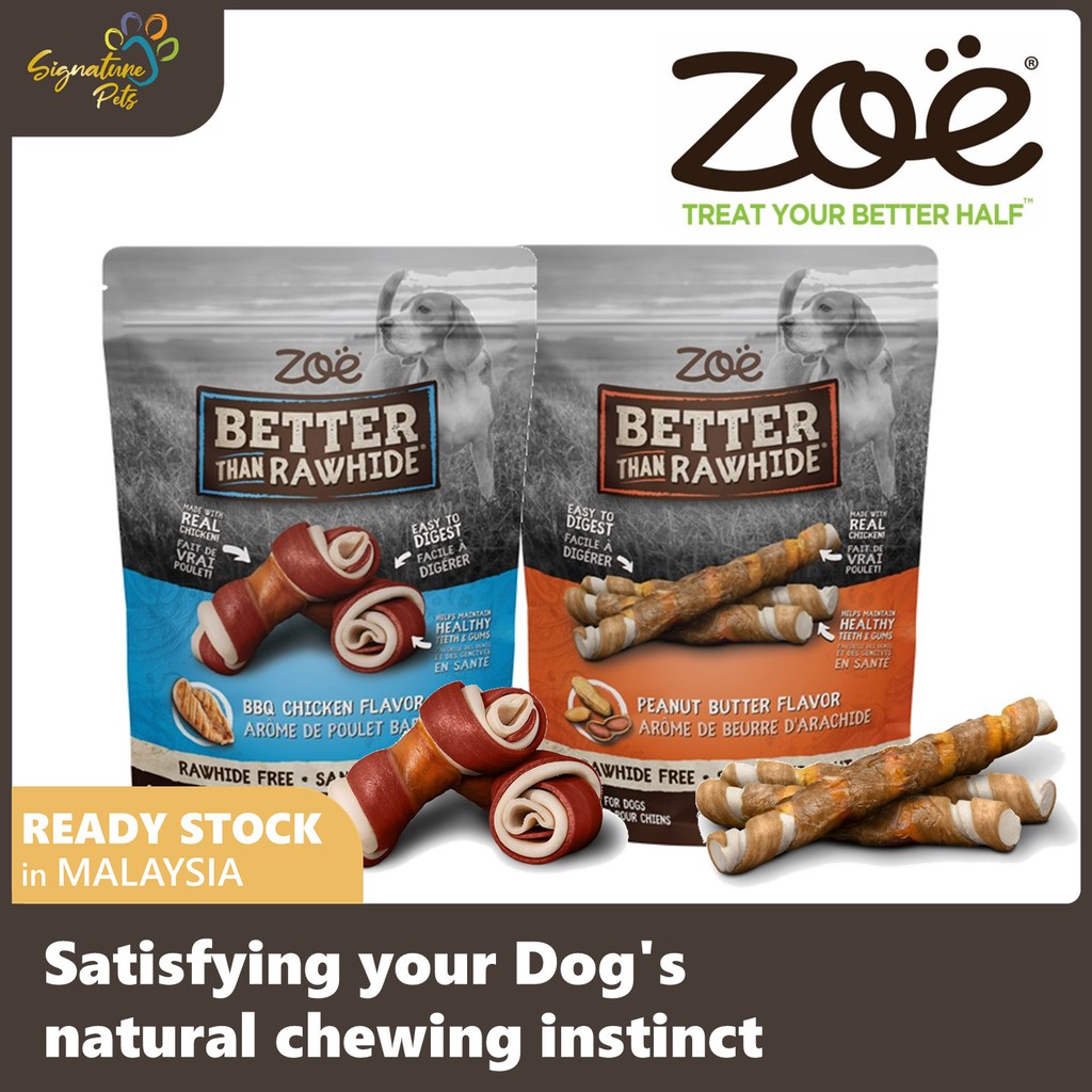 Zoë Betterthan Rawhide Mini Bones & Twists / Dog Snack / Dog Treat Shopee Malaysia