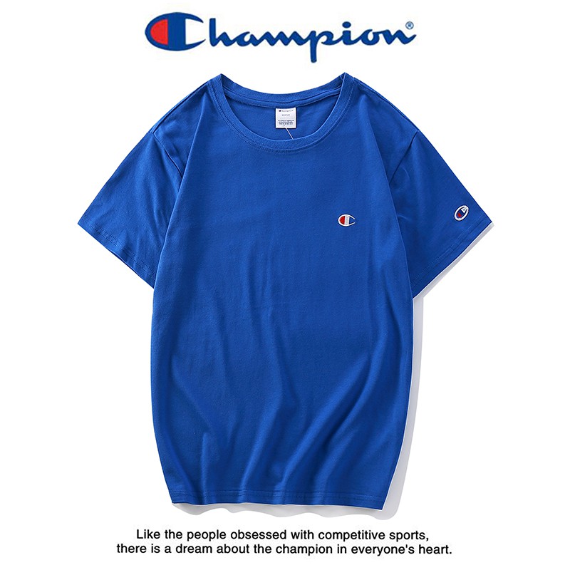 champion blue t shirt women's