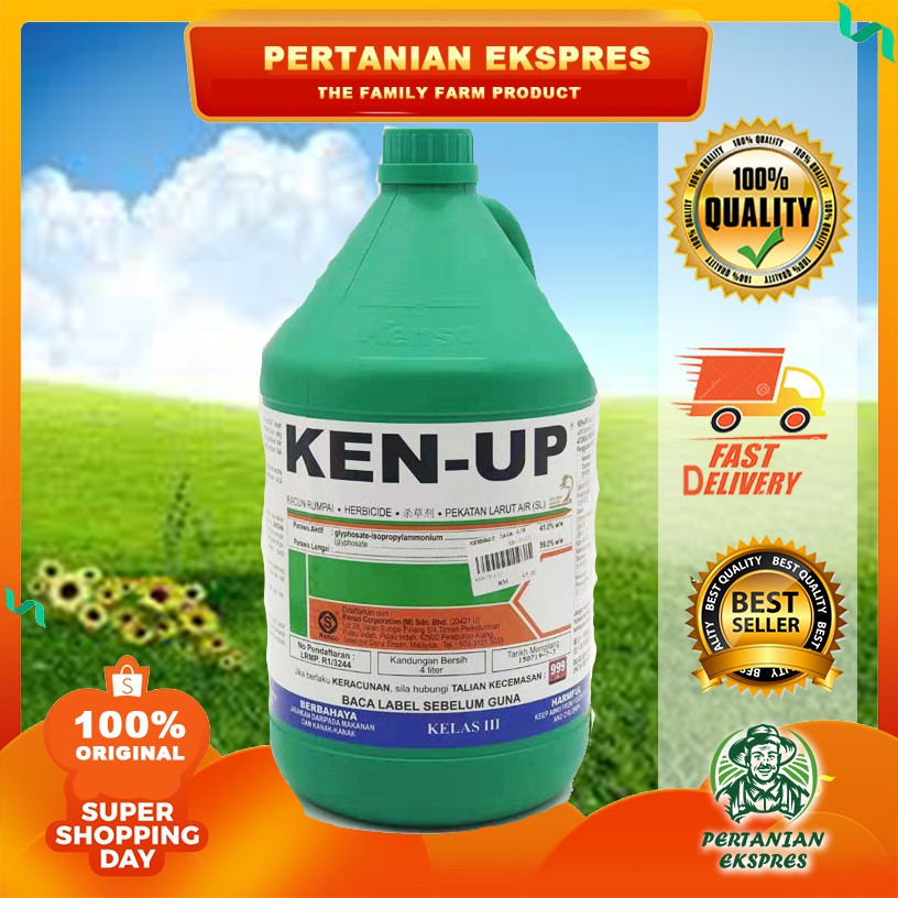 KEN UP Herbicide Racun Rumput 4 Litre (41.0%) | Shopee Malaysia