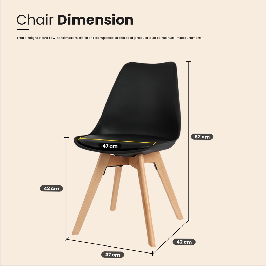 DOMES NORDIC STYLE DINING CHAIR