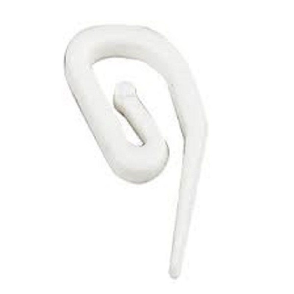 Nylon Curtain White Hooks Plastic For Curtains With Curtain Rings