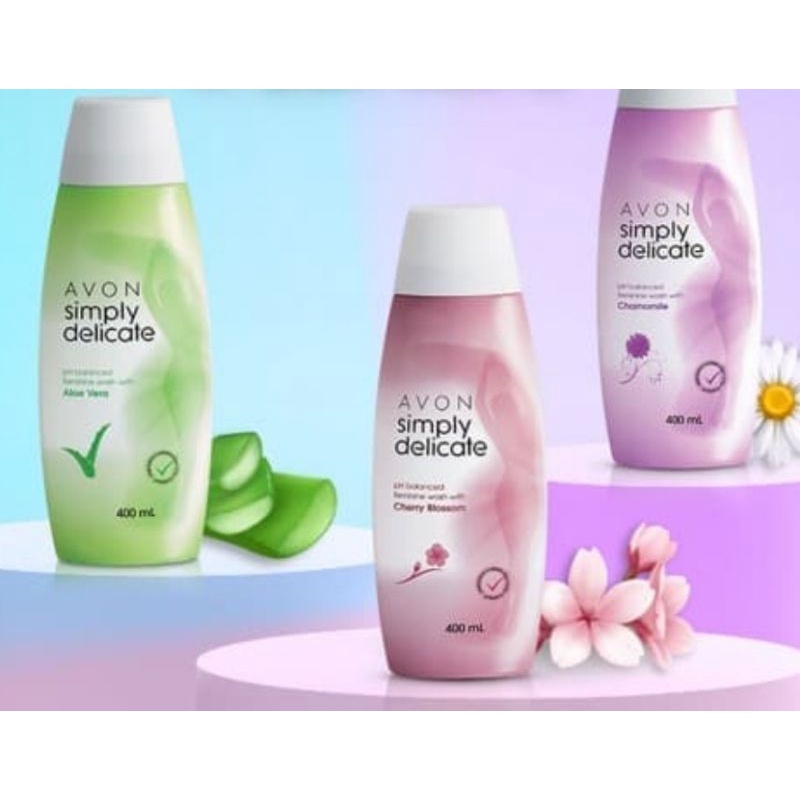AVON SIMPLY DELICATE PH BALANCED FEMININE WASH 400ML Shopee Malaysia