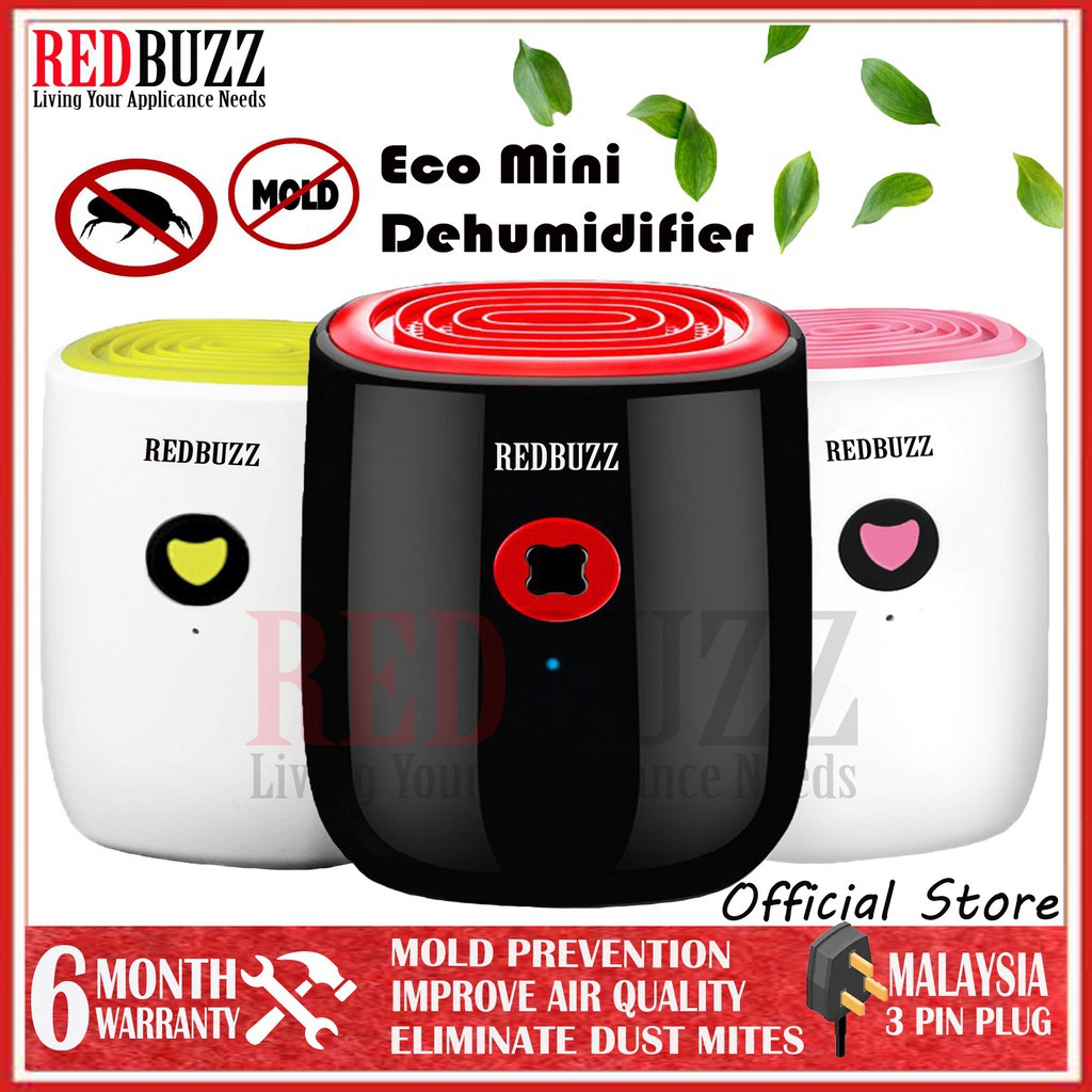 REDBUZZ Household Dehumidifier Reduce Excess Moisture Mini Dehumidifier Mold Prevention / Mesin Penyahhidratan