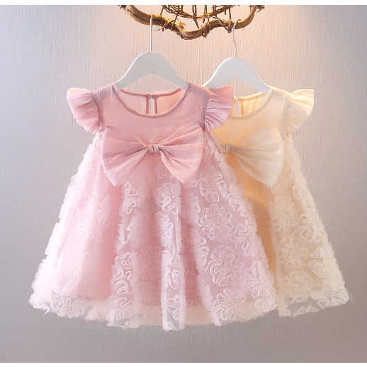 baby girl skirt Short Sleeve Puffy Mesh Dresses princess dress ...