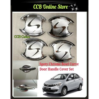 BEZZA 2020 ORIGINAL PERODUA GEAR UP CHROME SCUFF PLATES 