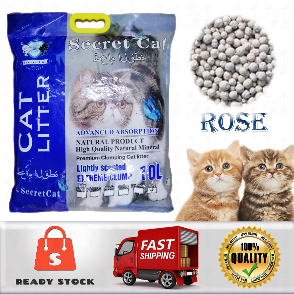 Secret Cat Cat Litter / Pasir Kucing 10 Litter Shopee Malaysia
