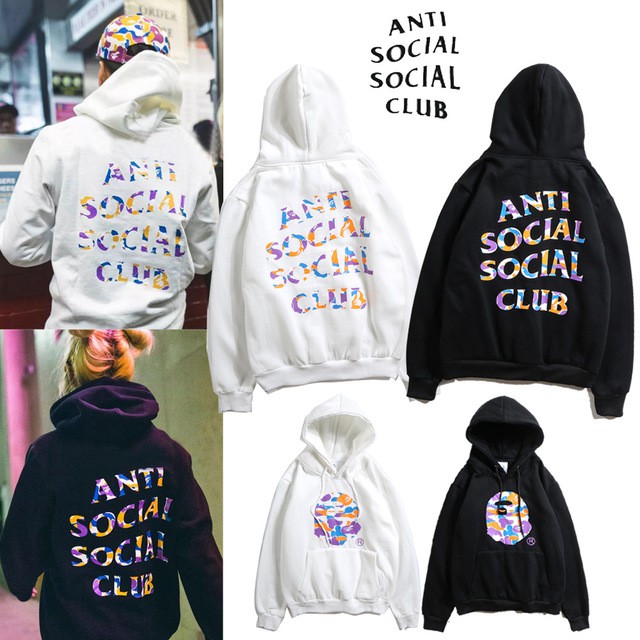 anti social social club bape hoodie