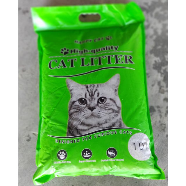 Happy cat cat litter (10 liter,7kg) (PASIR KUCING) | Shopee Malaysia