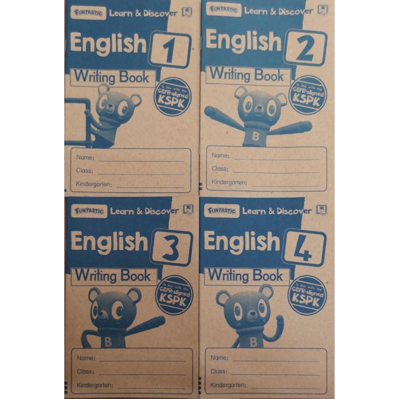 Learn & Discover - ENGLISH Writing Book (1-4)