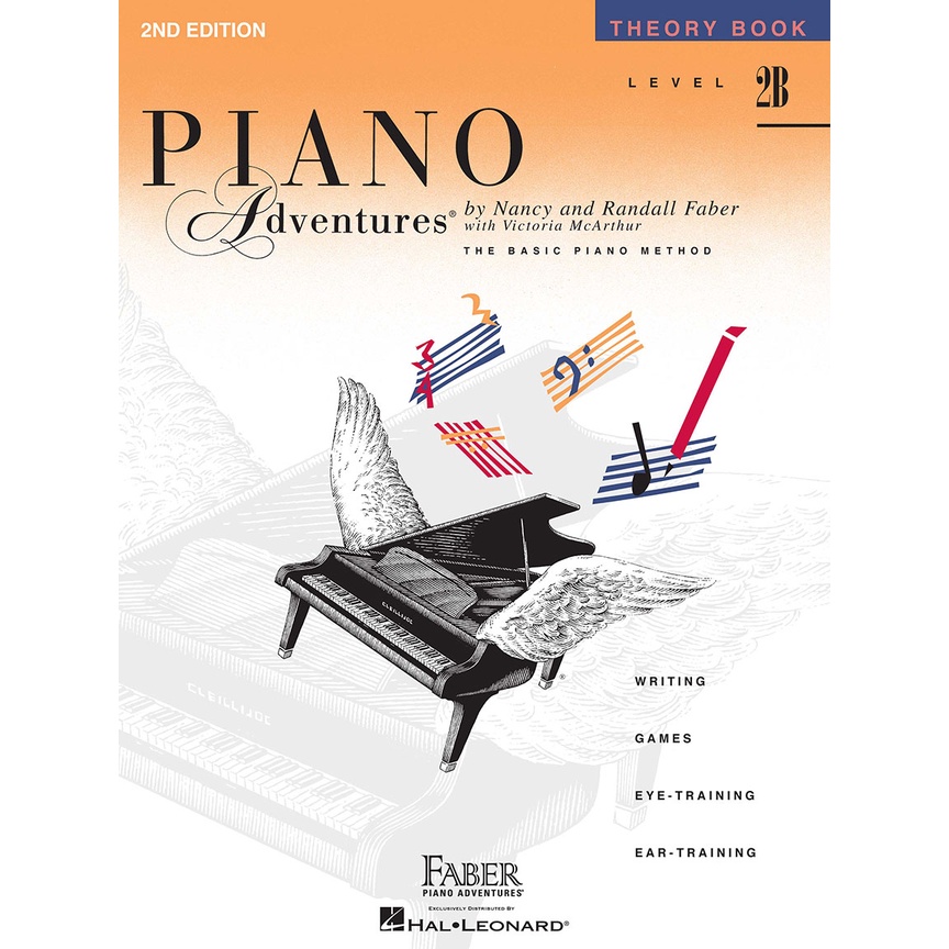 Piano Adventures Theory Book Level 2B Piano Music Book