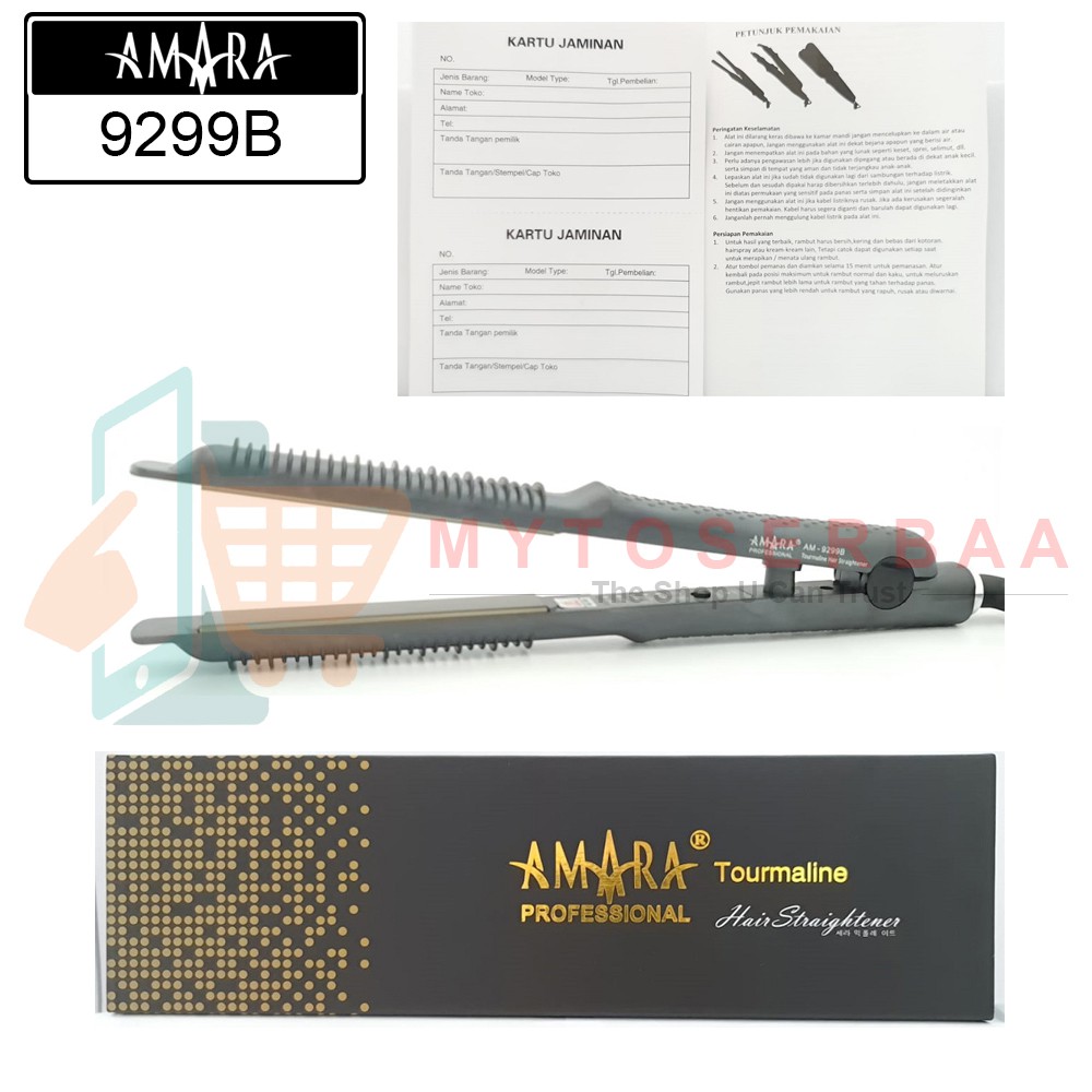 Amara 2in1 9299B Professional - Hair Straightener/Curl (Curly)/Straightener/Hair Straightener