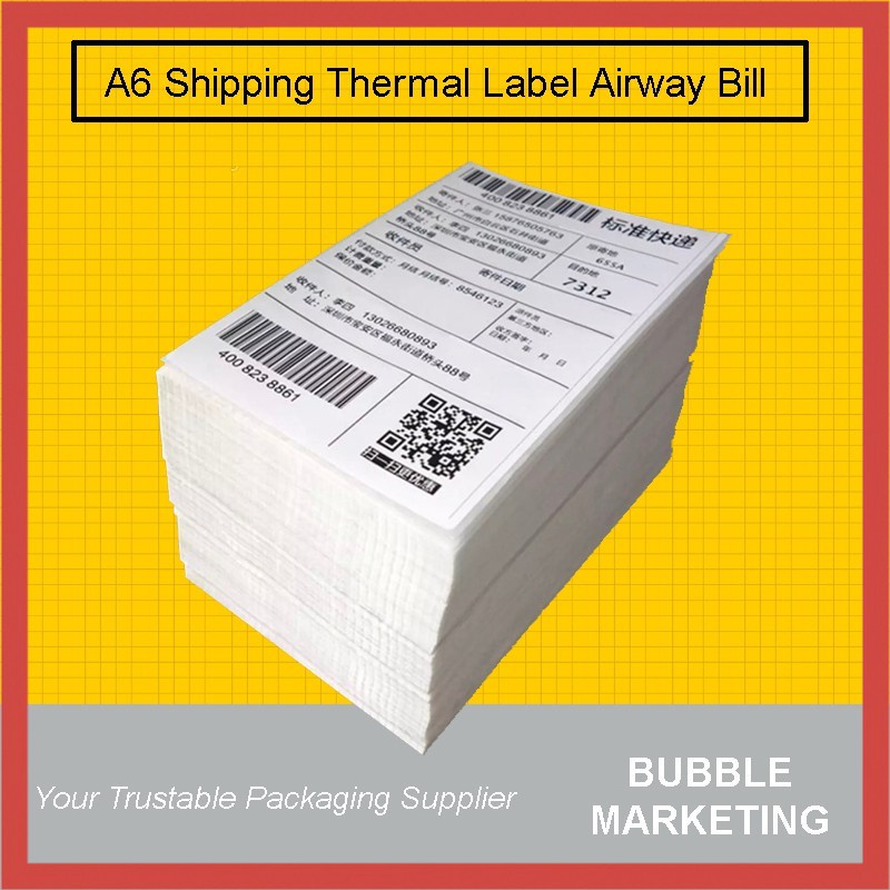 masterborong A6 Thermal Paper 100x150mm 500pcs Thermal Label Paper