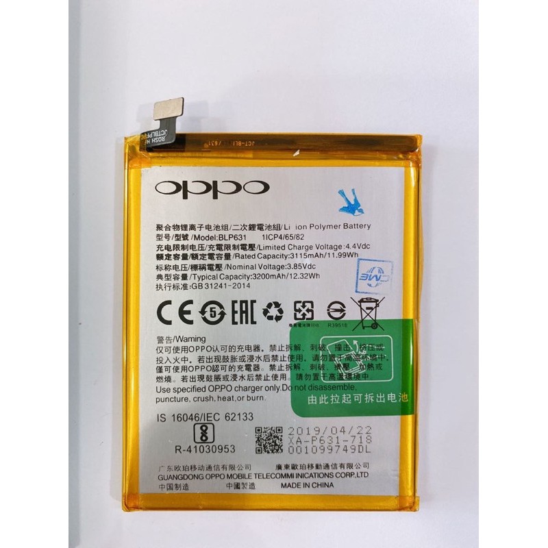 OPPO original Battery (selected model) BLP631 | Shopee Malaysia