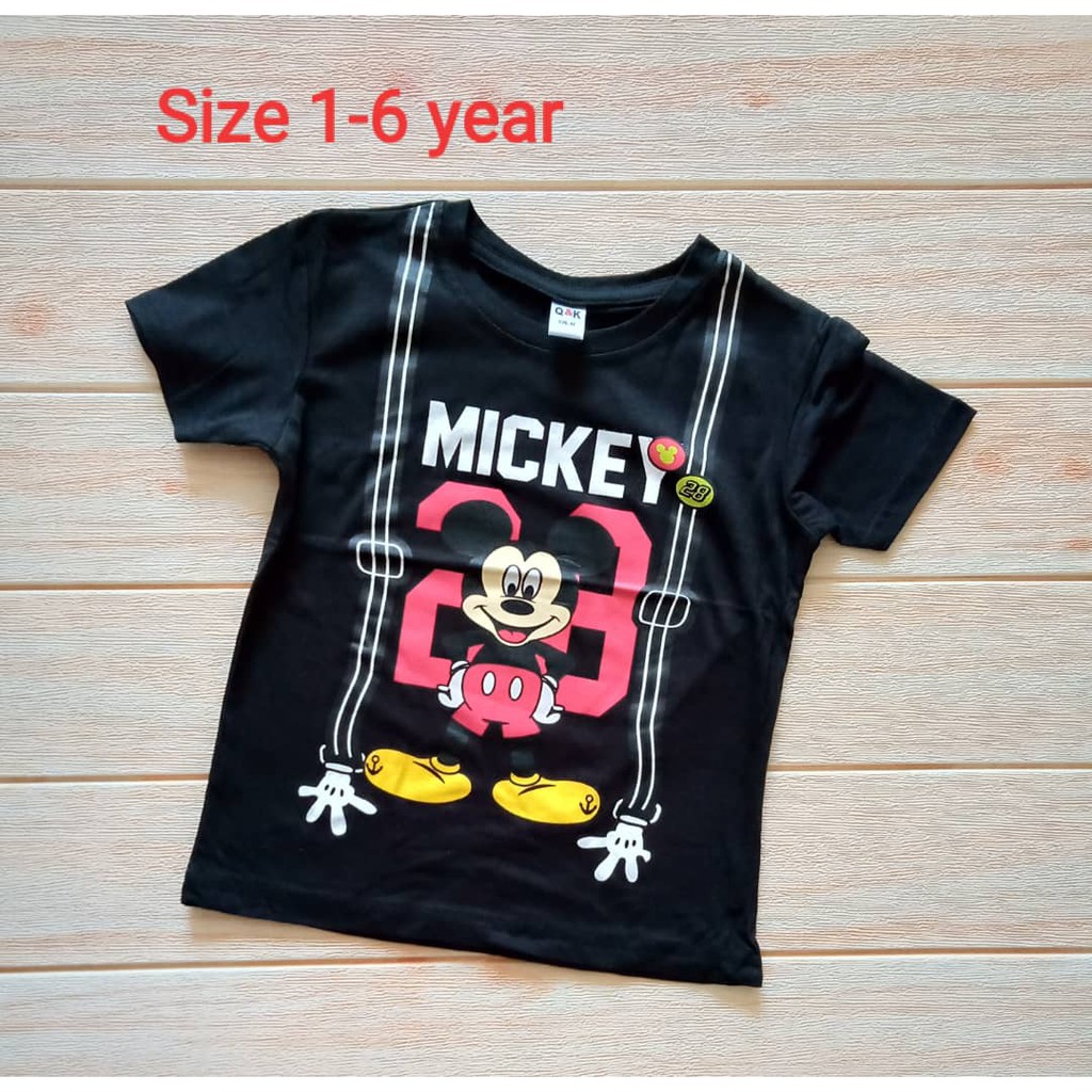 T-Shirt For Kids 1-6 year, Baju Budak Berkualiti, Baju ...